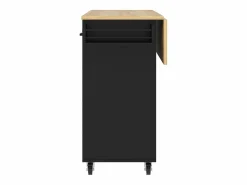 Online Isla central de cocina - carrito con ruedas y plancha extensible - 3 cajones y 2 puertas - Isla Cocina