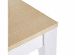 ModernLuxe Isla central de cocina con 4 puertas - Tablero extensible - 118(180)x46x94 cm - + natural