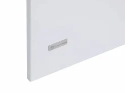 Hot Isla central de cocina con almacenamiento en MDF - Blanco y natural - HELOMY Isla Cocina