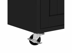 ModernLuxe Isla de cocina central - con 4 puertas y 2 cajones - tablero extensible - con ruedas - 180,5×45×92,2 cm -