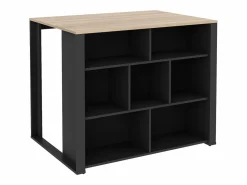 New Isla de cocina con 7 huecos - Natural y antracita - OPOLE Isla Cocina
