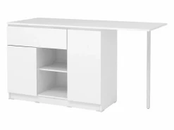 Online Vente-unique Isla de cocina con 2 puertas, 1 cajón y 2 estantes - - TUNORI Blanco