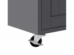 Online Isla de cocina móvil - Carrito de cocina con 4 puertas y 2 cajones - Superficie extensible y especiero Gris