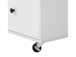 ModernLuxe Isla de cocina móvil 100x42x91.5cm - encimera extensible - espacio de almacenamiento multifuncional -