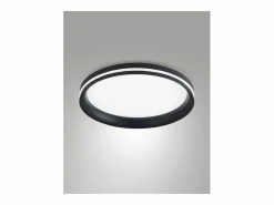 Isy - Fabas Luce Lámpara de techo LED de aluminio - LED integrado 42W IP20 Negro