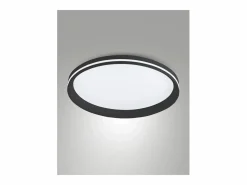 Isy - Fabas Luce Lámpara de techo LED de aluminio - LED integrado 42W IP20 Negro