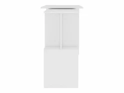 Garden Furniture Jakobstad Escritorio de esquina madera contrachapada 200x50x76 cm Blanco