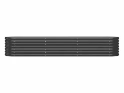 Hot Clicnbuy Jardinera acero con recubrimiento polvo antracita 224x40x36 cm Gris antracita