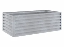 Discount Clicnbuy Jardinera acero corten 100x50x36 cm Marru00f3n