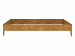 Online Clicnbuy Jardinera acero corten 100x100x18,5 cm Marru00f3n