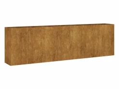 Hot Jardinera acero corten 280x40x80 cm Jardinera