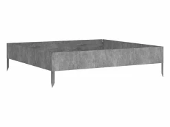 Outlet Clicnbuy Jardinera acero corten 100x100x26 cm Marru00f3n