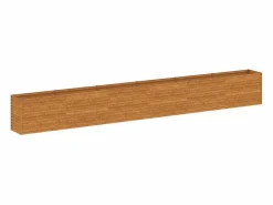 Clearance Clicnbuy Jardinera acero corten 578x50x69 cm Marru00f3n