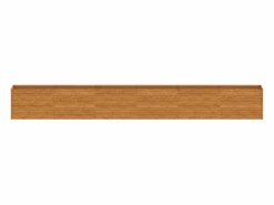 Clearance Clicnbuy Jardinera acero corten 578x50x69 cm Marru00f3n