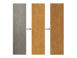 Clicnbuy Jardinera acero corten 100x100x33,5 cm