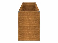New Clicnbuy Jardinera acero corten 291x50x69 cm Marru00f3n