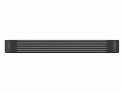 Clicnbuy Jardinera arriate acero recubierto polvo antracita 322x100x36cm