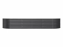 Clearance Clicnbuy Jardinera arriate acero recubierto polvo antracita 224x80x36 cm Gris antracita
