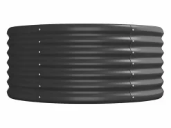 Clearance Clicnbuy Jardinera arriate acero recubierto polvo antracita 224x80x36 cm Gris antracita