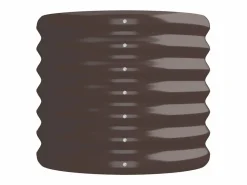 Clicnbuy Jardinera arriate acero recubrimiento polvo marrón 224x40x36 cm Marru00f3n