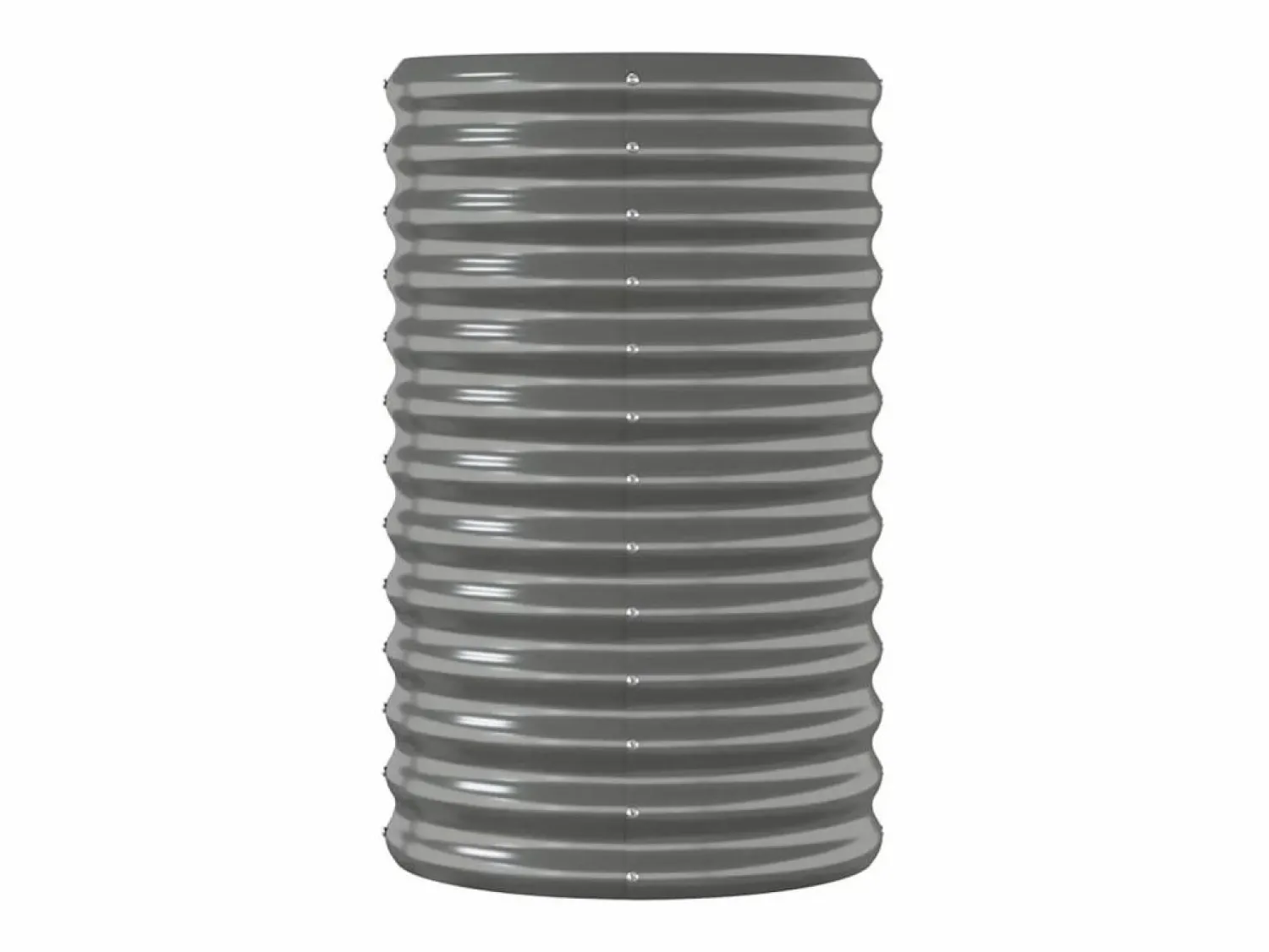 Clicnbuy Jardinera arriate acero recubrimiento polvo 114x40x68 cm