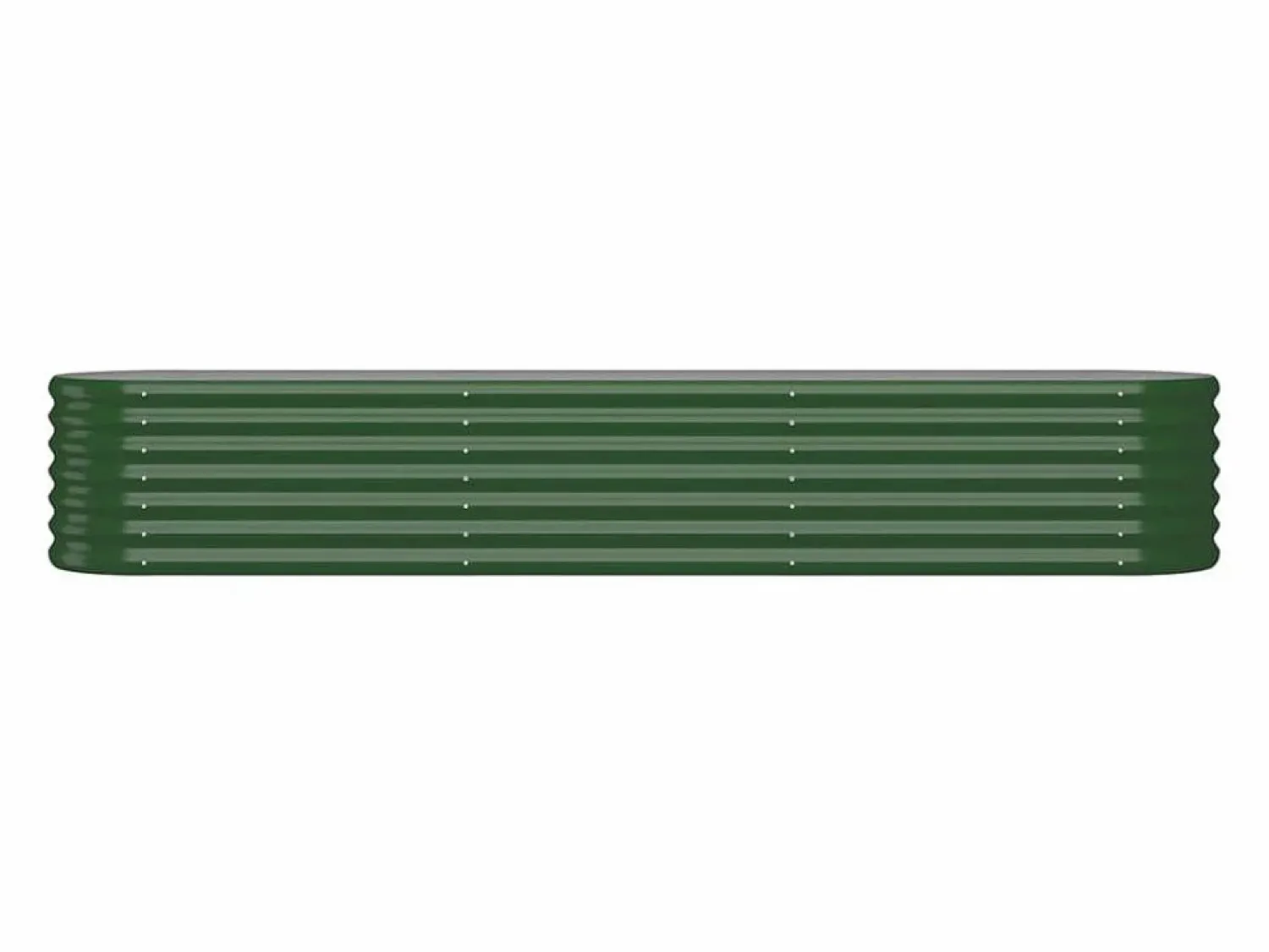 Clicnbuy Jardinera arriate acero recubrimiento polvo 224x40x36 cm