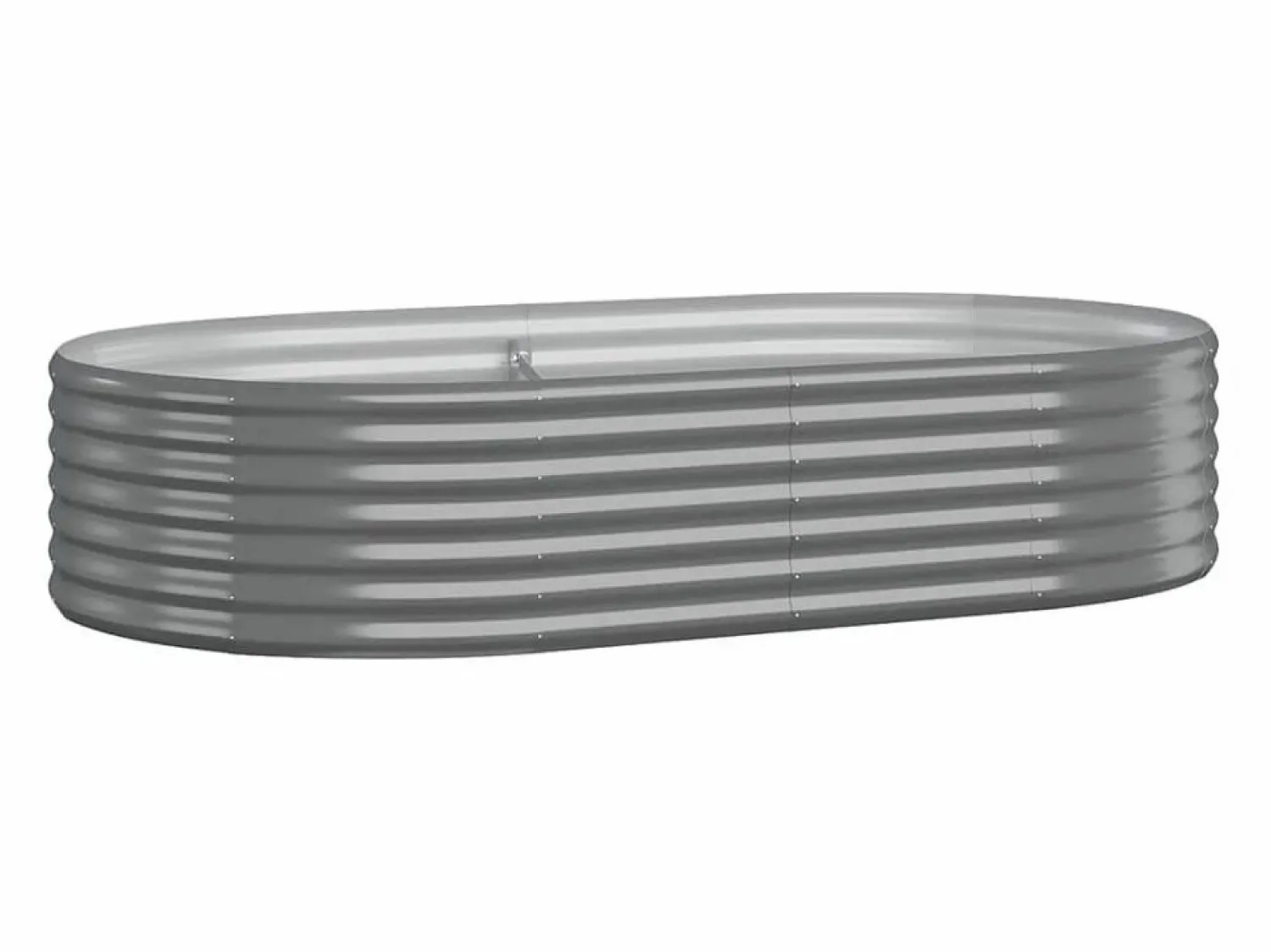 Clicnbuy Jardinera arriate acero recubrimiento polvo 175x100x36 cm