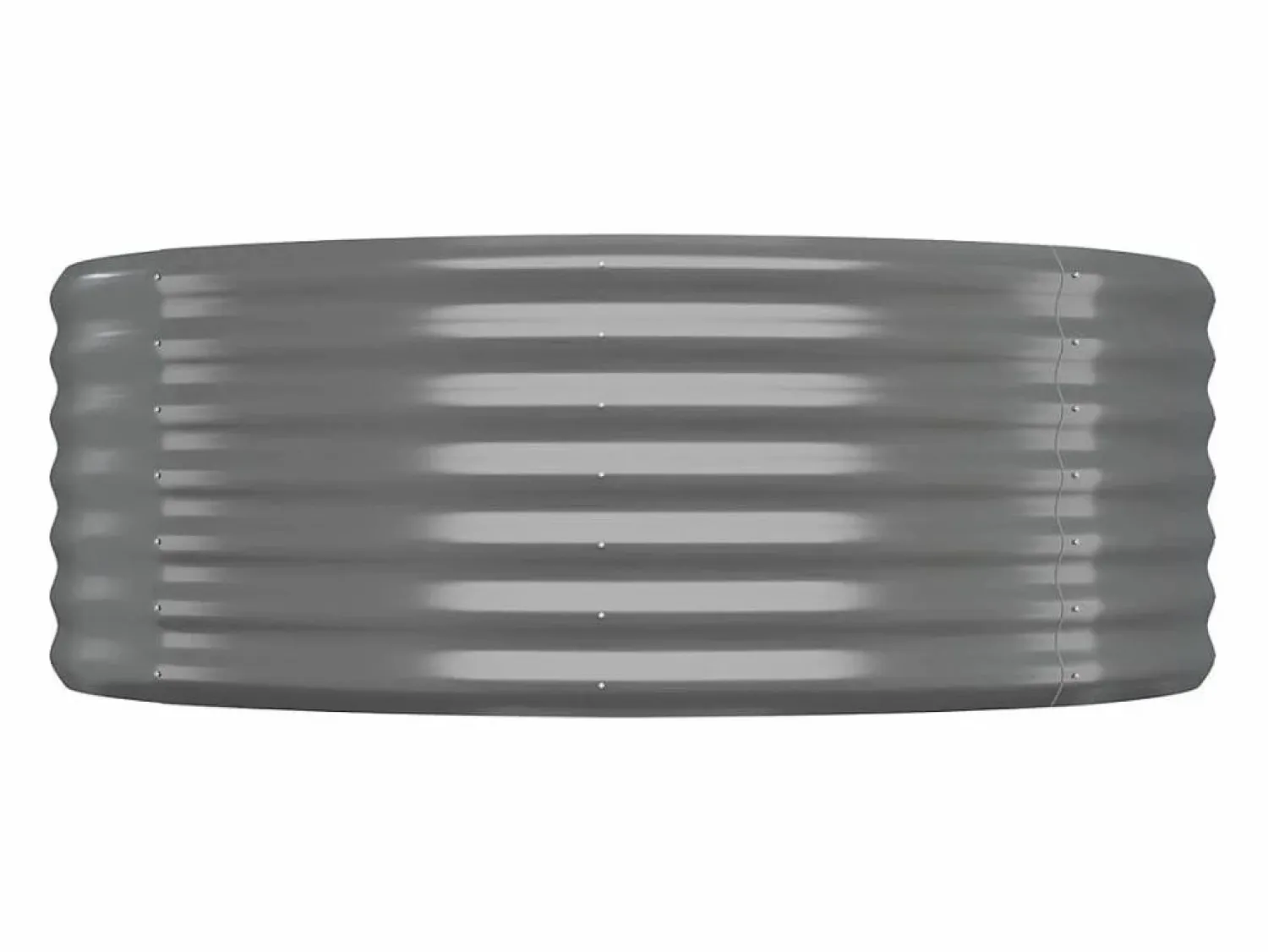 Clicnbuy Jardinera arriate acero recubrimiento polvo 175x100x36 cm