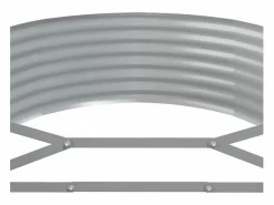 Clicnbuy Jardinera arriate acero recubrimiento polvo 175x100x36 cm