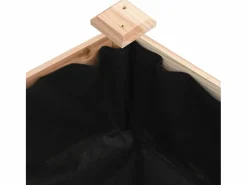 Clicnbuy Jardinera arriate con forro madera maciza abeto 240x45x25 cm