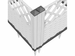 Clicnbuy Jardinera con clavijas PP 43,5x43,5x43,5 cm