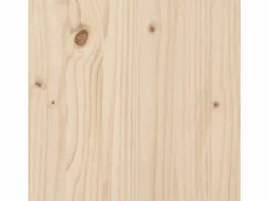 Clicnbuy Jardinera con diseño de valla madera maciza de pino 40x40x40 cm