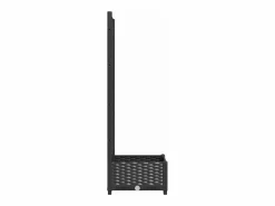 Best Clicnbuy Jardinera con enrejado PP 40x40x121,5 cm Negro