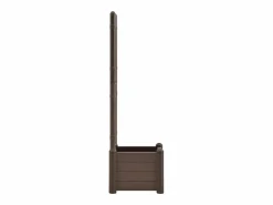 Discount Jardinera con enrejado PP moca 43x43x142 cm Jardinera