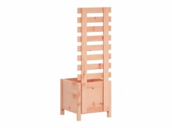 Best Clicnbuy Jardinera con estantería madera maciza Douglas 39x39,5x114 cm Marru00f3n