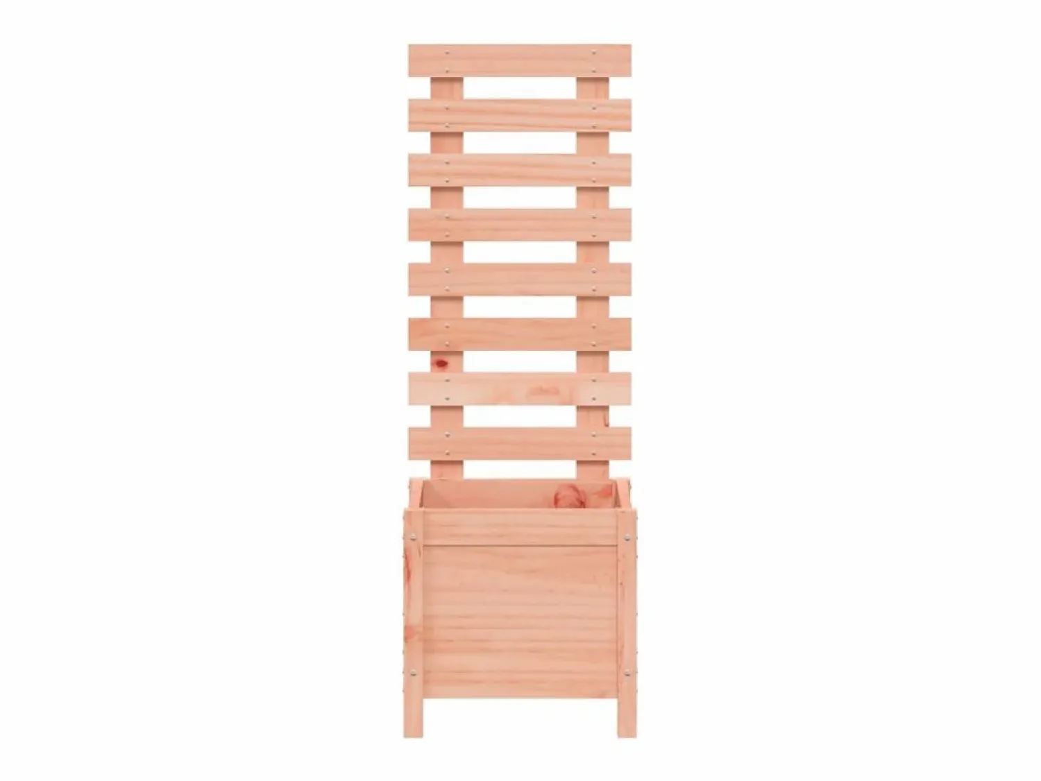 Best Clicnbuy Jardinera con estantería madera maciza Douglas 39x39,5x114 cm Marru00f3n