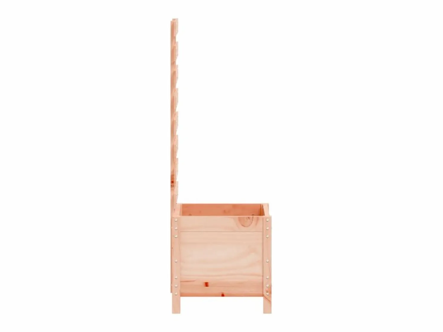 Best Clicnbuy Jardinera con estantería madera maciza Douglas 39x39,5x114 cm Marru00f3n