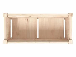 Best Jardinera con patas madera maciza de pino 70x31x70 cm Jardinera
