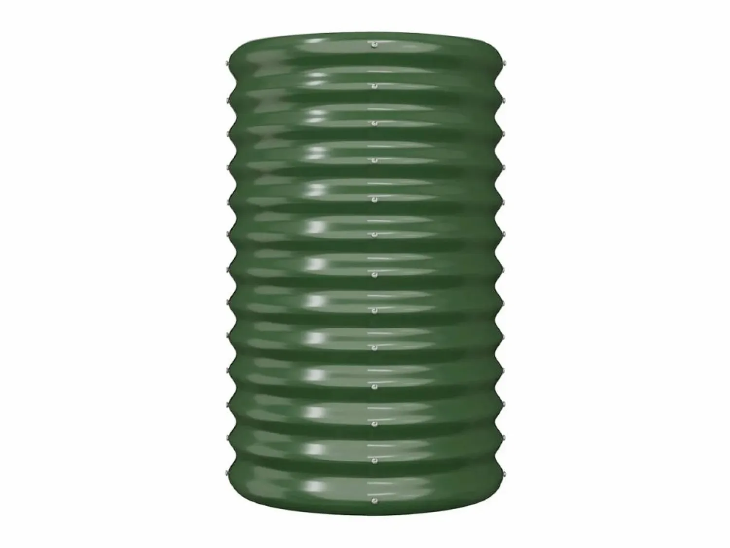 Clicnbuy Jardinera de acero con recubrimiento en polvo 40x40x68 cm