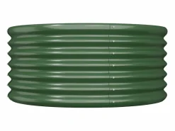 Clicnbuy Jardinera de acero con recubrimiento en polvo 80x80x36 cm