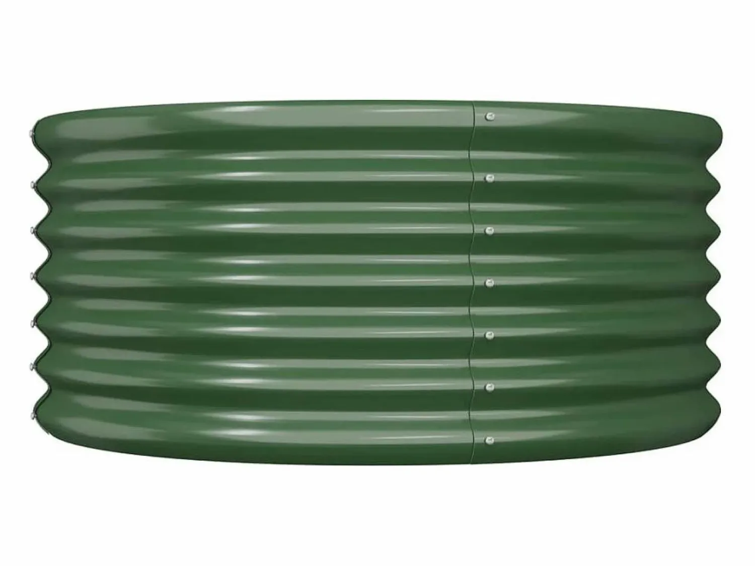 Clicnbuy Jardinera de acero con recubrimiento en polvo 80x80x36 cm