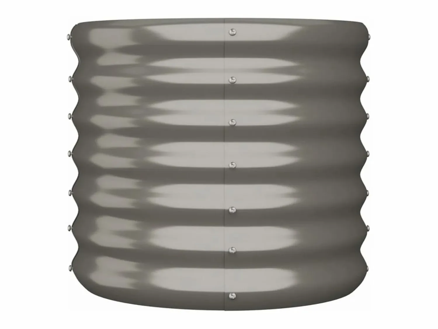 Clicnbuy Jardinera de acero con recubrimiento en polvo 40x40x36 cm