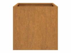Best Clicnbuy Jardinera de acero corten 62x30x29 cm Marru00f3n