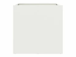 Hot Clicnbuy Jardinera de acero laminado en frío 42x40x39 cm Blanco