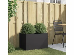 Clicnbuy Jardinera de acero laminado en frío 62x40x39 cm