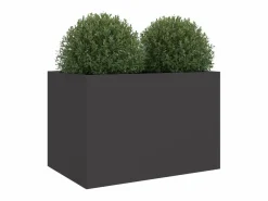 Clicnbuy Jardinera de acero laminado en frío 62x40x39 cm