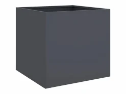 Clicnbuy Jardinera de acero laminado en frío antracita 42x40x39 cm