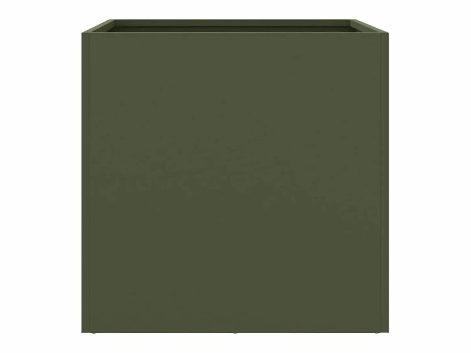 Online Clicnbuy Jardinera de acero laminado en frío oliva 49x47x46 cm Verde