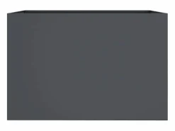 Clicnbuy Jardinera de acero laminado en frío antracita 62x47x46 cm