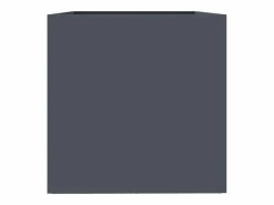 Clicnbuy Jardinera de acero laminado en frío antracita 62x47x46 cm